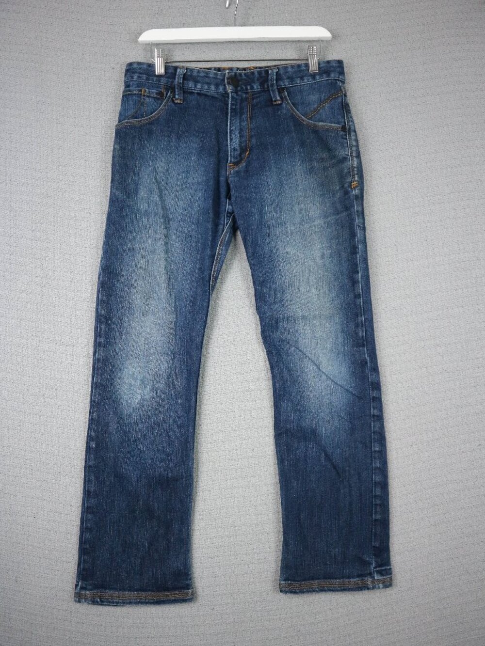 Reese Forbes Quiksilver Mens Blue Collab Denim Jeans 31x30 (fits 31x27)